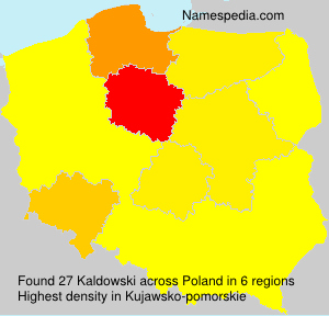 Surname Kaldowski in Poland Surname Kaldowski in Poland