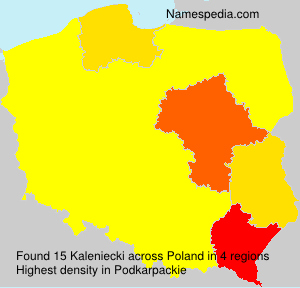 Surname Kaleniecki in Poland Surname Kaleniecki in Poland