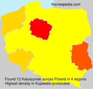Surname Kaluszynski in Poland Surname Kaluszynski in Poland