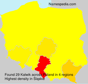 Surname Kalwik in Poland Surname Kalwik in Poland