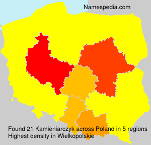 Surname Kamieniarczyk in Poland Surname Kamieniarczyk in Poland