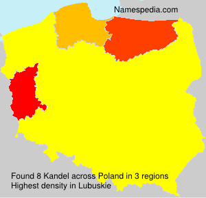 Surname Kandel in Poland Surname Kandel in Poland