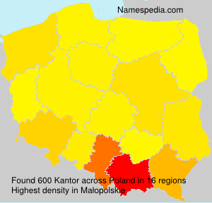Surname Kantor in Poland Surname Kantor in Poland