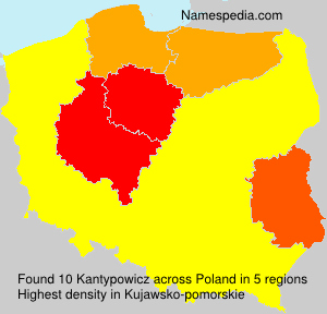 Surname Kantypowicz in Poland Surname Kantypowicz in Poland