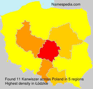 Surname Kanwiszer in Poland Surname Kanwiszer in Poland