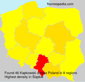 Surname Kapkowski in Poland Surname Kapkowski in Poland