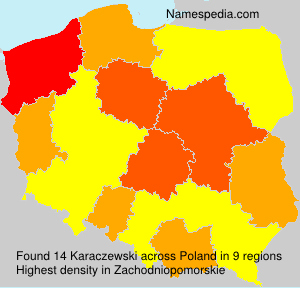 Surname Karaczewski in Poland Surname Karaczewski in Poland