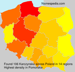 Surname Karczynska in Poland Surname Karczynska in Poland