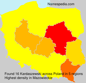 Surname Kardaszewski in Poland Surname Kardaszewski in Poland