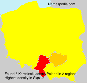 Surname Karecinski in Poland Surname Karecinski in Poland