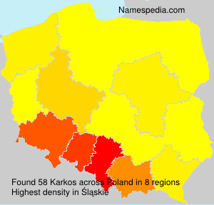 Surname Karkos in Poland Surname Karkos in Poland