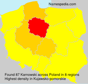Surname Karnowski in Poland Surname Karnowski in Poland