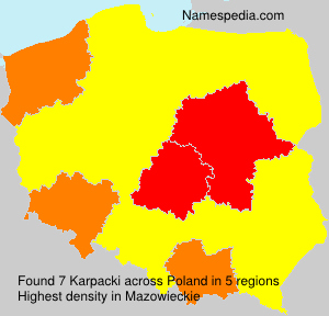 Surname Karpacki in Poland Surname Karpacki in Poland