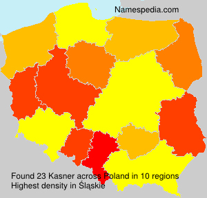 Surname Kasner in Poland Surname Kasner in Poland