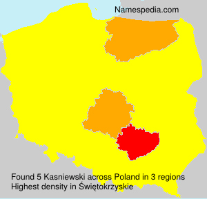 Surname Kasniewski in Poland Surname Kasniewski in Poland