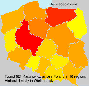 Surname Kasprowicz in Poland Surname Kasprowicz in Poland