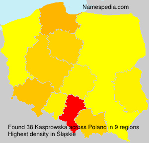 Surname Kasprowska in Poland Surname Kasprowska in Poland
