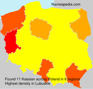 Surname Kassian in Poland Surname Kassian in Poland