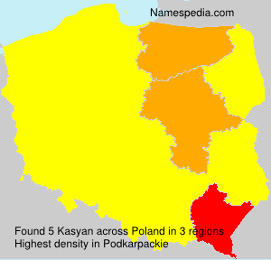 Surname Kasyan in Poland Surname Kasyan in Poland