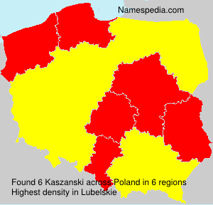 Surname Kaszanski in Poland Surname Kaszanski in Poland