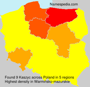 Surname Kaszyc in Poland Surname Kaszyc in Poland