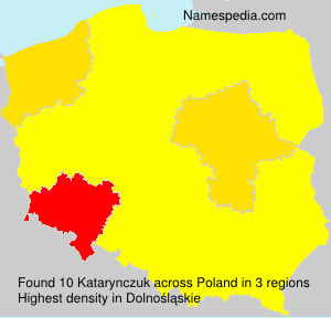 Surname Katarynczuk in Poland Surname Katarynczuk in Poland