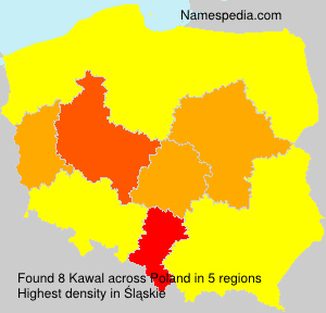 Surname Kawal in Poland Surname Kawal in Poland