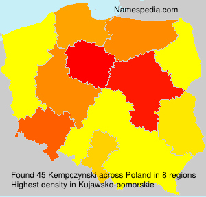 Surname Kempczynski in Poland Surname Kempczynski in Poland