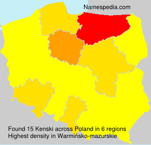 Surname Kenski in Poland Surname Kenski in Poland