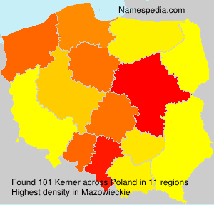 Surname Kerner in Poland Surname Kerner in Poland