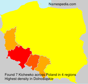 Surname Kichewko in Poland Surname Kichewko in Poland