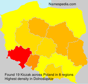 Surname Kiczak in Poland Surname Kiczak in Poland