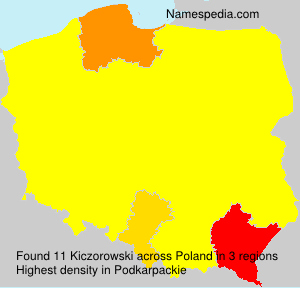 Surname Kiczorowski in Poland Surname Kiczorowski in Poland
