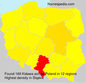 Surname Kidawa in Poland Surname Kidawa in Poland