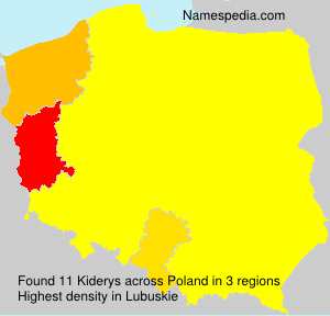 Surname Kiderys in Poland Surname Kiderys in Poland