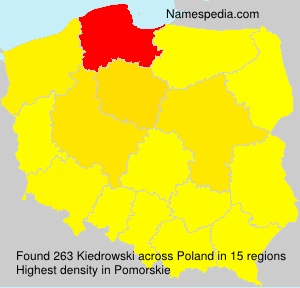 Surname Kiedrowski in Poland Surname Kiedrowski in Poland