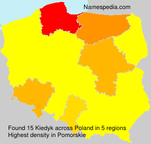 Surname Kiedyk in Poland Surname Kiedyk in Poland