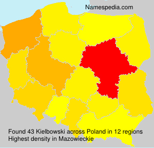 Surname Kielbowski in Poland Surname Kielbowski in Poland