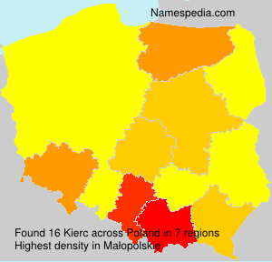 Surname Kierc in Poland Surname Kierc in Poland