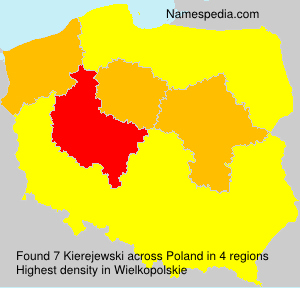 Surname Kierejewski in Poland Surname Kierejewski in Poland