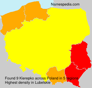 Surname Kierepko in Poland Surname Kierepko in Poland