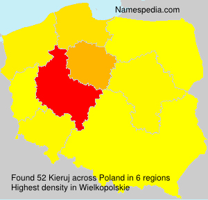 Surname Kieruj in Poland Surname Kieruj in Poland
