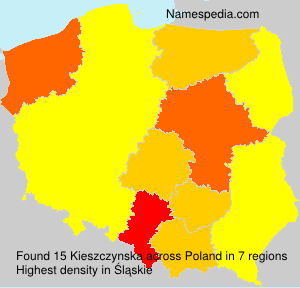 Surname Kieszczynska in Poland Surname Kieszczynska in Poland