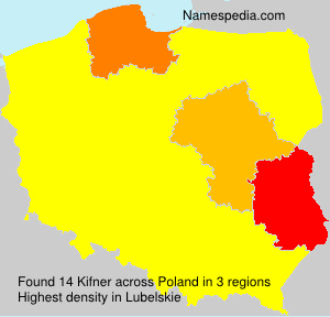 Surname Kifner in Poland Surname Kifner in Poland