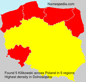 Surname Kilikowski in Poland Surname Kilikowski in Poland