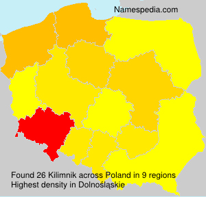 Surname Kilimnik in Poland Surname Kilimnik in Poland