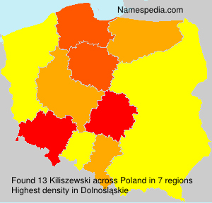 Surname Kiliszewski in Poland Surname Kiliszewski in Poland