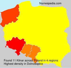 Surname Kilnar in Poland Surname Kilnar in Poland