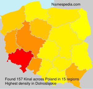 Surname Kinal in Poland Surname Kinal in Poland