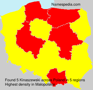 Surname Kinaszewski in Poland Surname Kinaszewski in Poland